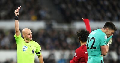 Nick Pope ruled out of EFL Cup final after wild moment sees him sent off vs Liverpool