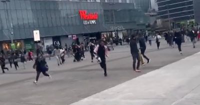 Westfield mall panic as man 'falls to death' causing dozens of shoppers to flee in Paris