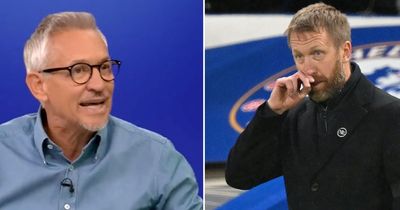Gary Lineker pokes fun of Graham Potter decision after another nightmare day for Chelsea
