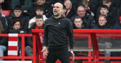 What Man City boss Pep Guardiola told officials to earn a yellow card vs Nottingham Forest