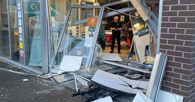 Watch as CCTV shows car smashing through front of Cork shop before fleeing the scene