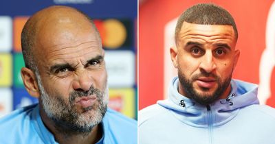 Pep Guardiola disagreed with Kyle Walker's response to "unacceptable" Man City slip-up