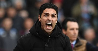 Mikel Arteta causes stir on Twitter after he brutally mocks Aston Villa referee