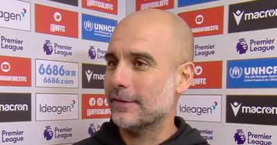 Pep Guardiola makes it clear who's to blame as Man City lose ground in title race
