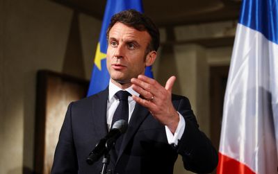 Macron - France wants Russia's defeat, but not to 'crush' it