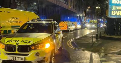 Huge emergency services response near Gay Village as man rescued after falling from bridge into canal