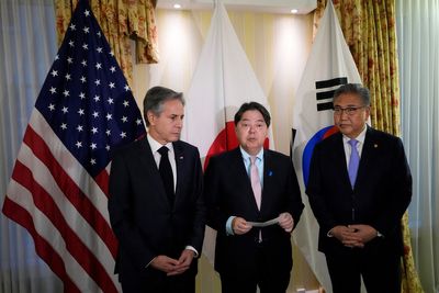Japan, South Korea foreign ministers meet on sidelines of Munich Security Conference