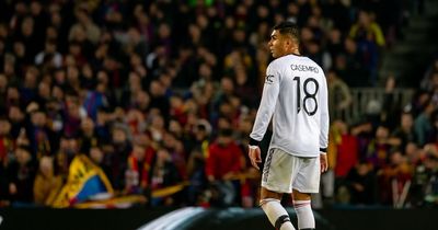 Vinicius Jr sends two-word message to Casemiro after Manchester United return vs Barcelona