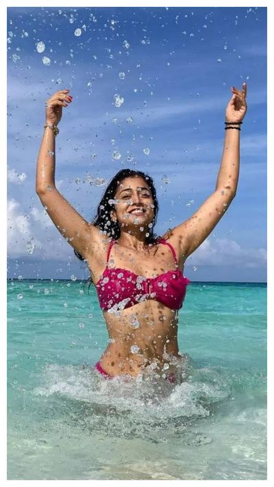 10 Times Shriya Broke The Internet With Her Swimwear Pics