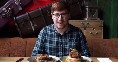 Visiting the Manchester bar serving up bottomless pancakes and making a total mess