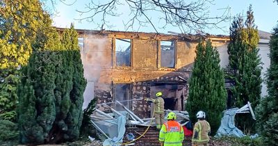 Nottinghamshire neighbours see 'huge flames up to 40ft high' as fire takes hold at old nursing home