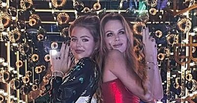 Amanda Holden and daughter, 17, look like sisters with matching poses and mini-dresses