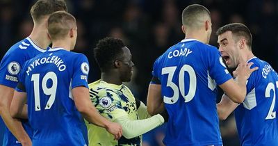 Neal Maupay steps in during Goodison brawl as Everton ball boy helps Blues seal win