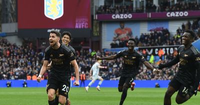 What Jorginho said to Bukayo Saka after Aston Villa win as Arsenal respond to Man City defeat