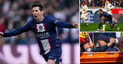 Lionel Messi saves PSG after Neymar stretchered off and sporting director took over mid-game