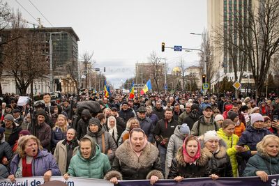 Moldova protesters want energy subsidies, president to quit