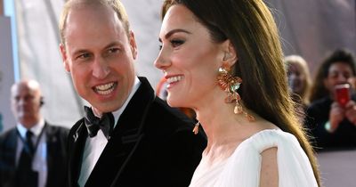 Kate Middleton stuns with dramatic white dress and black gloves at BAFTAs ceremony