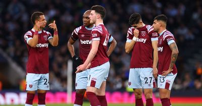 West Ham player ratings as Tomas Soucek impresses but defenders struggle in Tottenham defeat