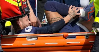 PSG provide Neymar injury update after forward goes off on stretcher in chaotic match