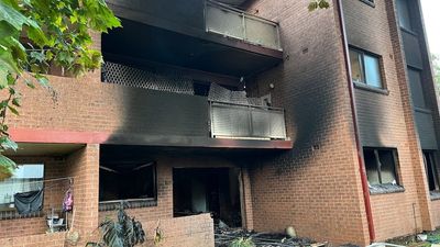 One person dead after fire tears through unit complex in Croydon, Sydney