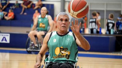 Wheelchair basketball immediately hooked Paul Gooda, and the team sport would save his life