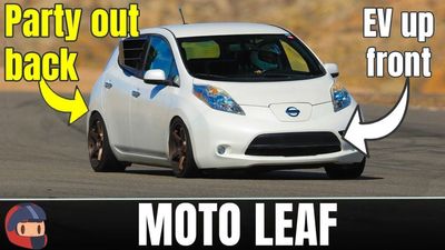Check Out This Wild Nissan Leaf Hybrid With A Kawasaki ZX-10R Engine