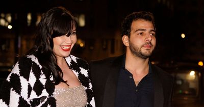 Pregnant Daisy Lowe shows off baby bump in stylish gold mini dress at BAFTA after party