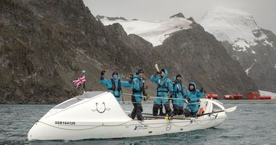 Man rowed to Antarctica in treacherous adventure that saw penguins and orcas come to join