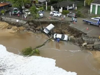 Heavy rains leave dozens dead in Brazil as cities cancel Carnival