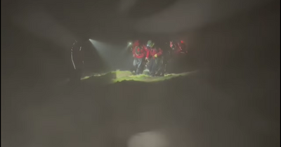 Scots mountain rescue team battle extreme conditions to rescue stricken walker