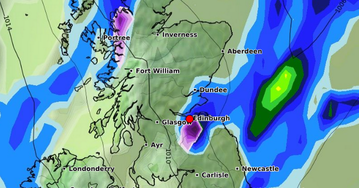 Edinburgh weather as '800milewide' snowstorm and sub…