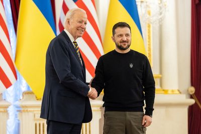 Biden promises new military aid for Kyiv during 'historic' visit