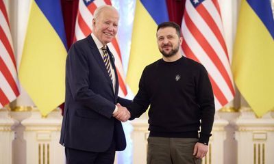 Joe Biden visits Kyiv in major show of support for Ukraine