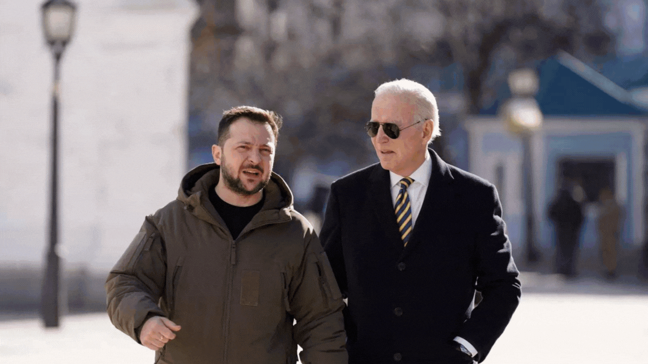 US President Joe Biden makes a surprise visit to Ukraine