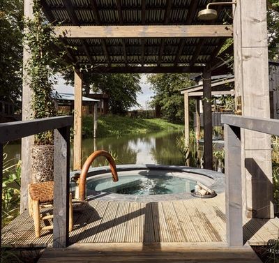 Soho Farmhouse has stepped-up its wellness game with this latest outdoor bathing offering