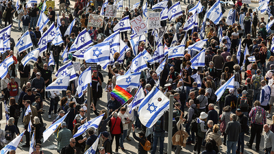 Watch live as Israelis protest outside parliament against new judiciary law