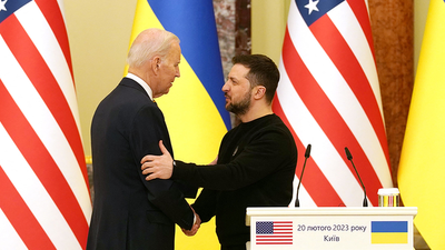 Watch live views of Kyiv as Biden makes surprise visit to Ukraine ahead of war anniversary