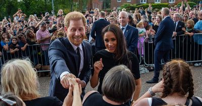 Meghan's subtle gesture to tell Prince Harry to back off when meeting fans