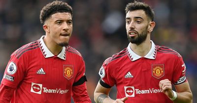 Bruno Fernandes reacts to Jadon Sancho's Man Utd promise after he directly messages him