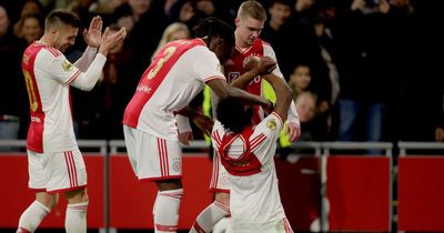 Ajax star NOT booked by referee for removing his shirt after scoring in very rare moment