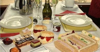 The incredible steam train offering sparkling afternoon tea and cakes