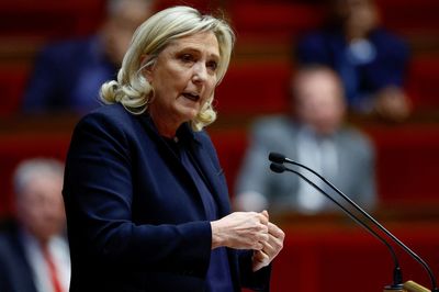 French pension reform resentment seen boosting Le Pen