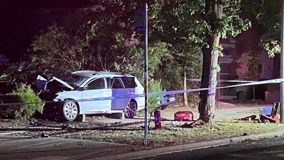 Man dies after car crashes into Canberra front yard overnight, the second fatality on ACT roads this year
