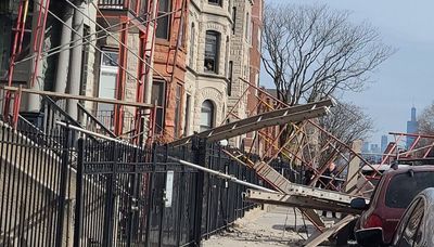 Construction workers hospitalized after building facade collapses on West Side