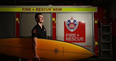 30-foot waves: Hunter firefighter Tyler Bartlett's up for massive surf