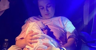 'My mum delivered my baby in a car by the side of a road'
