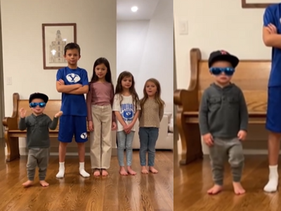 Mother made her kids try 'not to dance’ challenge; the results are comical