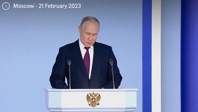 Putin rages against the West in major speech on Ukraine war as Biden rallies allies in Poland