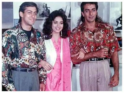 Did you know that Madhuri Dixit was not the first choice for Sanjay Dutt and Salman Khan starrer 'Saajan'?