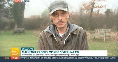 Actor Mackenzie Crook makes Good Morning Britain plea to help find his missing sister-in-law